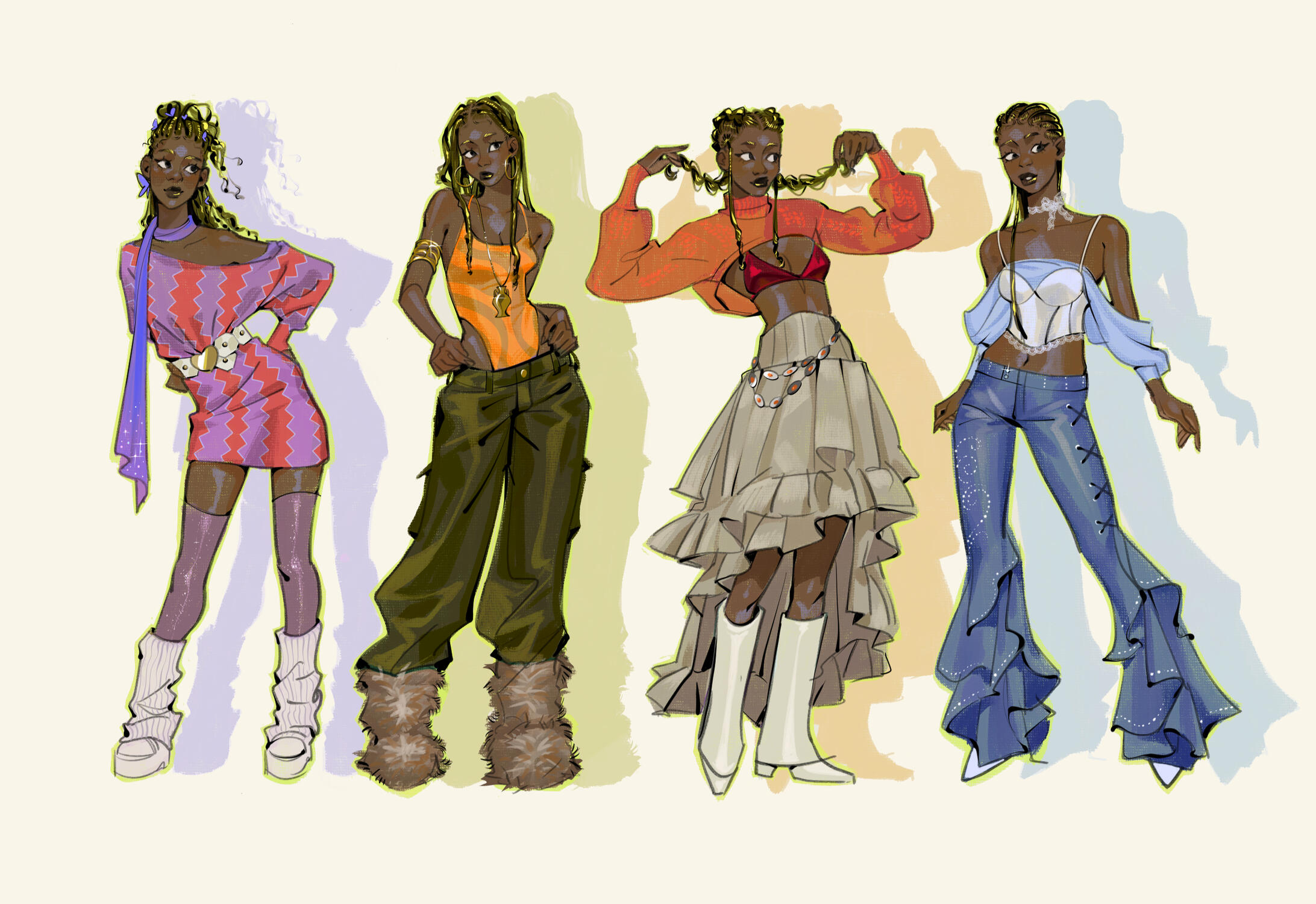 modern outfits for Pandora